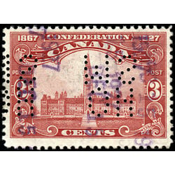 canada stamp o official oa143 parliament buildings 3 1927