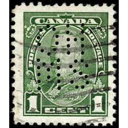 canada stamp o official oa217 king george v 1 1935