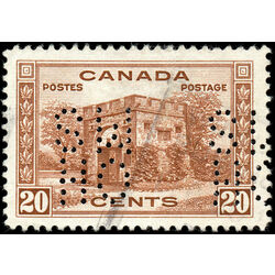 canada stamp o official oa243 fort garry 20 1938