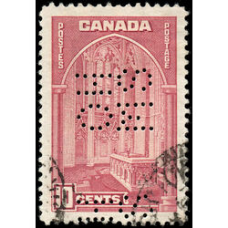 canada stamp o official oa241a memorial chamber 10 1938
