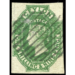 ceylon stamp 12 queen victoria 1859 U 001