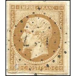france stamp 14c emperor napoleon iii 10 1860