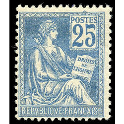 france stamp 119 the rights of man 25 1900