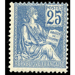 france stamp 119 the rights of man 25 1900 M NH 001