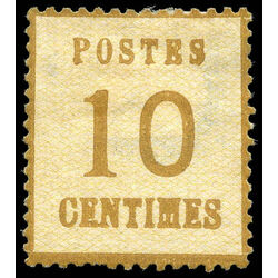 france stamp n5b os1 10 1870