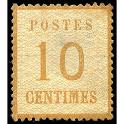 france stamp n12 os1 10 1870