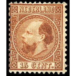 netherlands stamp 9 william iii 15 1867