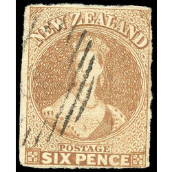 new zealand stamp 9h queen victoria 1859