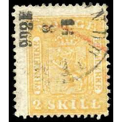 norway stamp 6 coat of arms 1856 U 001