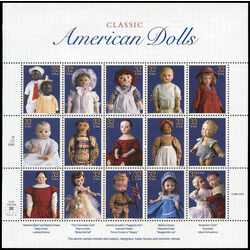 us stamp postage issues 3151 american dolls 1997