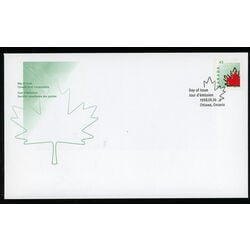 canada stamp 1697 maple leaf 45 1998 FDC