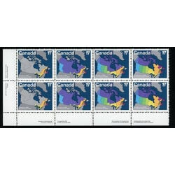 canada stamp 893a block canada day 1981 PB LL