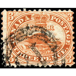canada stamp 12 beaver 3d 1859 U F 029