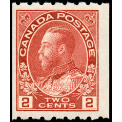 canada stamp 124 king george v 2 1913 M F VFNH 018