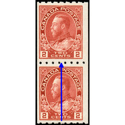 canada stamp 124 king george v 2 1913 M F VFNH 018