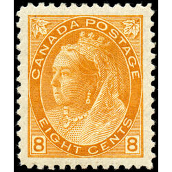 canada stamp 82 queen victoria 8 1898 M XF 022