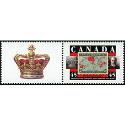 canada stamp 1722i st edward s crown 2 imperial penny postage sir william mulock 1998