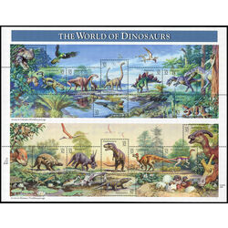 us stamp postage issues 3136 dinosaurs 1997