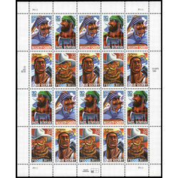 us stamp postage issues 3086a folk heroes 1996