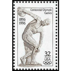 us stamp postage issues 3087 myron s discobolus 32 1996