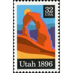 us stamp postage issues 3024 delicate arch arches national park 32 1996