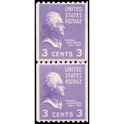 us stamp postage issues 851lpa thomas jefferson 6 1939