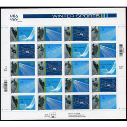 us stamp postage issues 3555a winter olympics 2001 M PANE