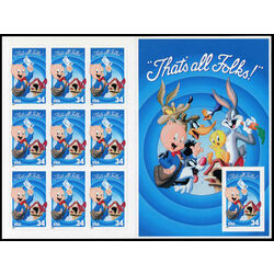 us stamp postage issues 3534 porky pig at mailbox 2001