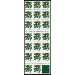 us stamp postage issues 3177a holly chrismas 1997
