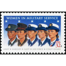 us stamp postage issues 3174 women in military service 32 1997