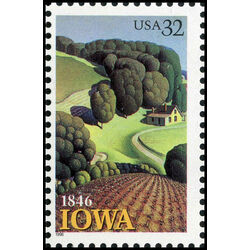 us stamp postage issues 3088 young corn by grant wood 32 1996