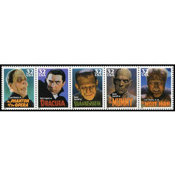 us stamp postage issues 3172a classic movie monsters 1997