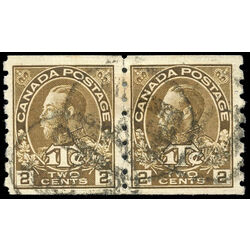 canada stamp mr war tax mr7apa war tax coil pair 1916 U VF 005