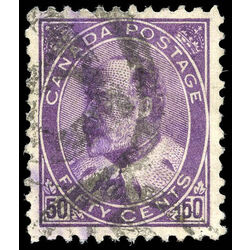 canada stamp 95 edward vii 50 1908 U VF 025