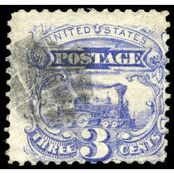 us stamp postage issues 114 locomotive ultramarine 3 1869 U 006