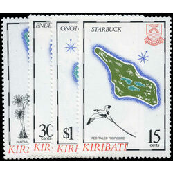 kiribati stamp 487 90 maps of islands 1987