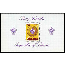 liberia stamp c165 boy scouts of liberia 1965