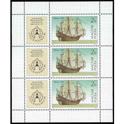 hungary stamp 2996 wasa 1628 warship 1986