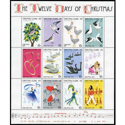 christmas island stamp 86 the twelve days of christmas 1977