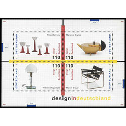 germany stamp 2014 20th centenary of german design 1998