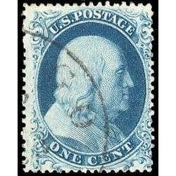 us stamp 19 franklin 1 1857