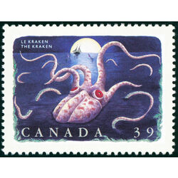 canada stamp 1290 kraken 39 1990