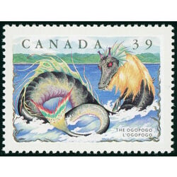canada stamp 1292 ogopogo 39 1990