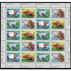 canada stamp 1532a prehistoric life in canada 4 1994 M PANE