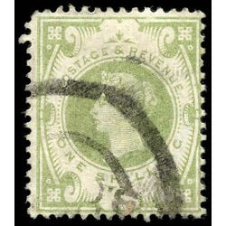 great britain stamp 122 queen victoria 1 sh 1887