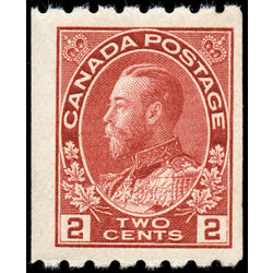 canada stamp 124 king george v 2 1913 M VFNH 020