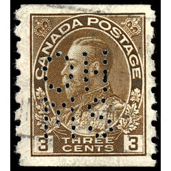 canada stamp o official oa129 king george v 3 1912