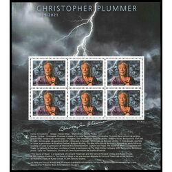 canada stamp 3302 pane christopher plummer 1929 2021 5 52 2021