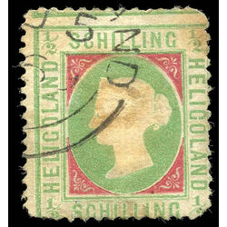 heligoland stamp 5 queen victoria 1869