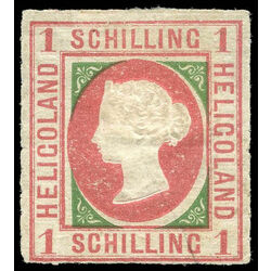 heligoland stamp 6 queen victoria 1869